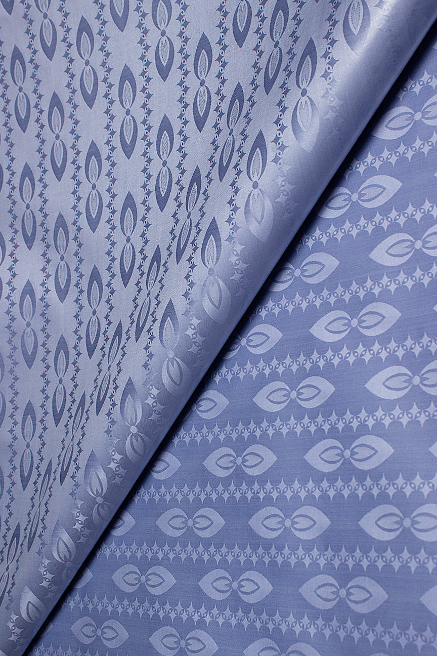 Veba Salsa Bazin Brocade VS0451 - Ash Blue