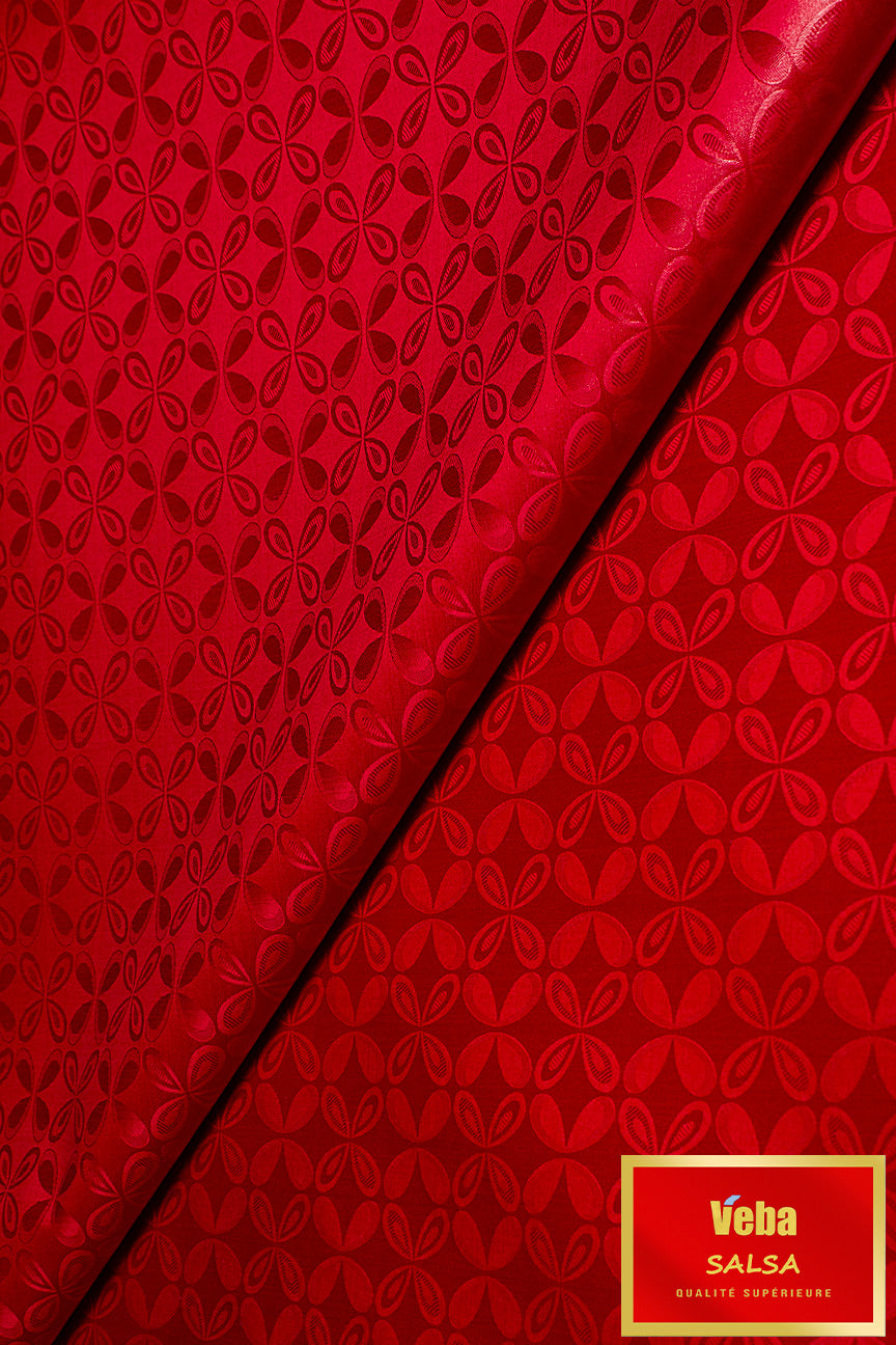 Veba Salsa Bazin Brocade VS0452 - Royal Red