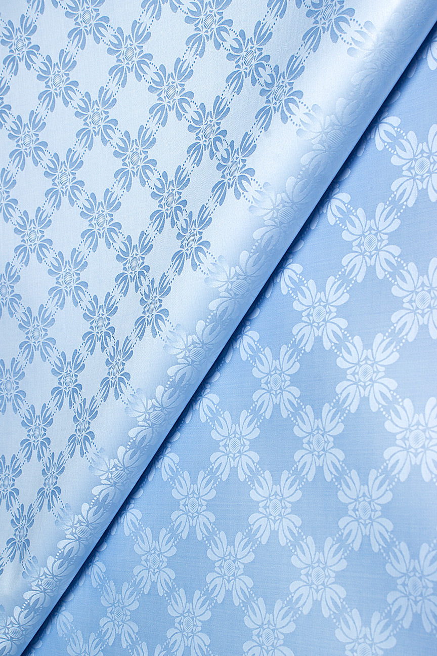 Veba Salsa Bazin Brocade VS0454 - Sky Blue