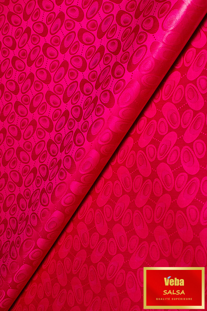 Veba Salsa Bazin Brocade VS0456 - Royal Pink