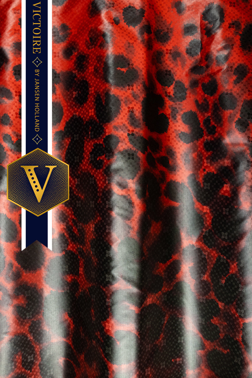 Victoire Lady Brocade in Red - VLB04