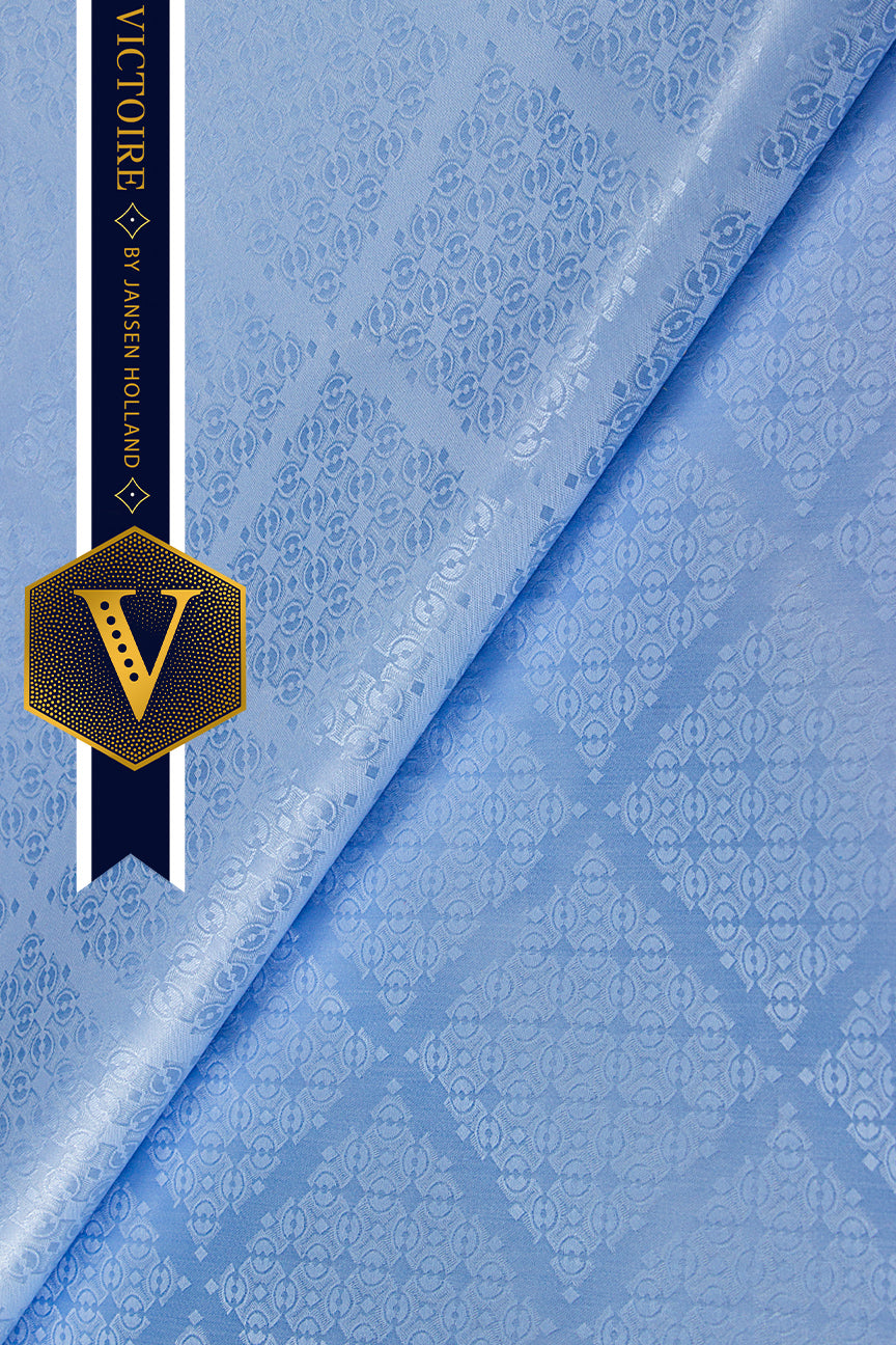 Victoire Mens Brocade in Sky Blue 10 Yards - VMB2014