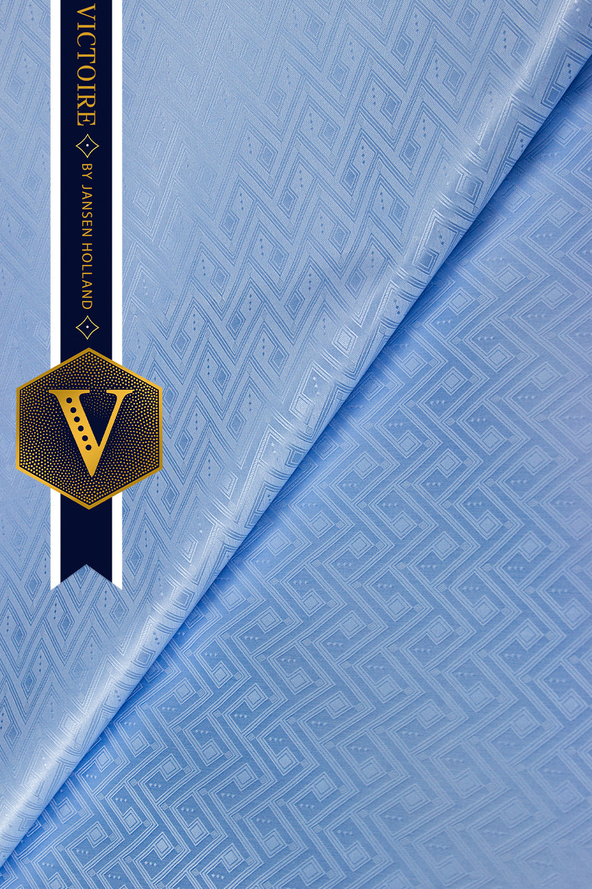Victoire Mens Brocade in Sky Blue 10 Yards - VMB2016
