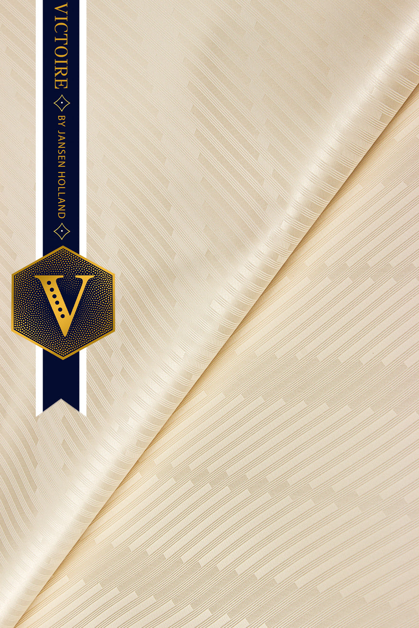 Victoire Mens Brocade in Cream 10 Yards - VMB2019