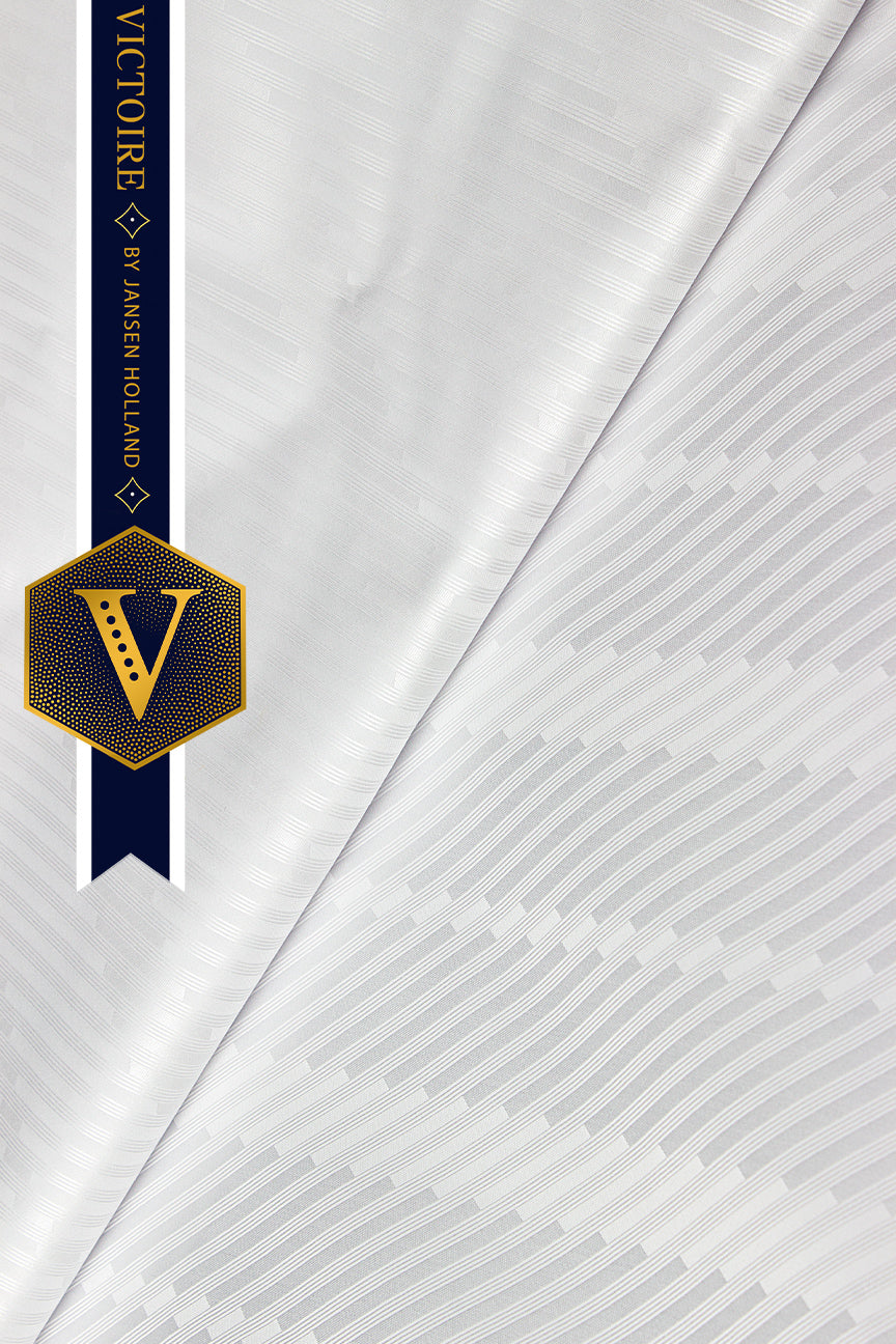 Victoire Mens Brocade in White 10 Yards - VMB2023