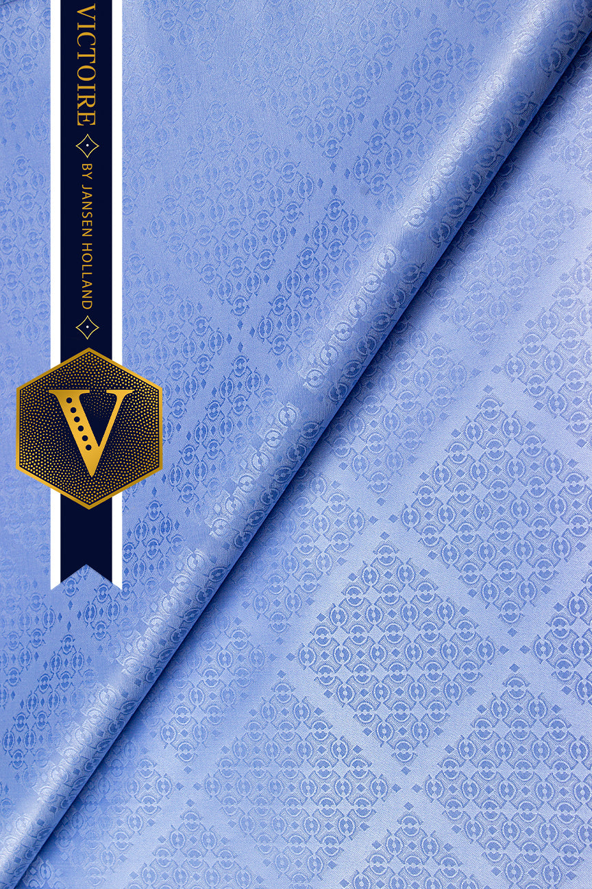 Victoire Mens Brocade in Sky Blue 10 Yards - VMB2002