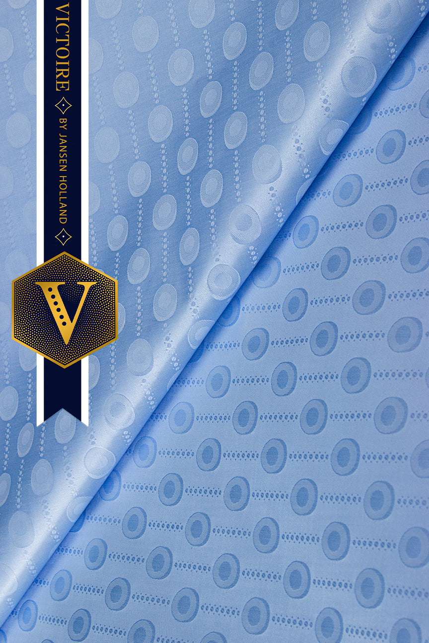 Victoire Mens Brocade in Sky Blue 10 Yards - VMB2009
