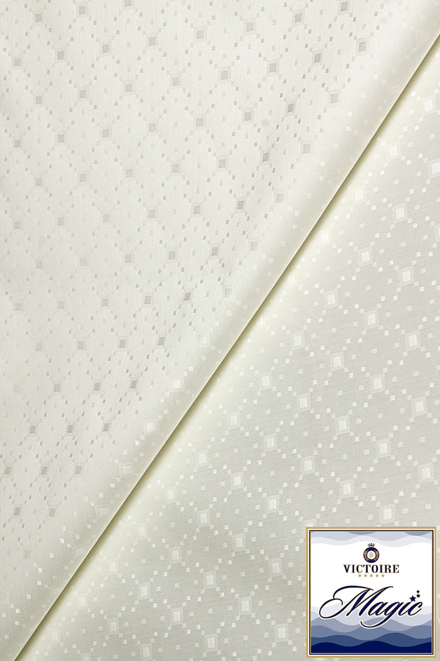 Victoire Magic Brocade in Cream - VMB1010