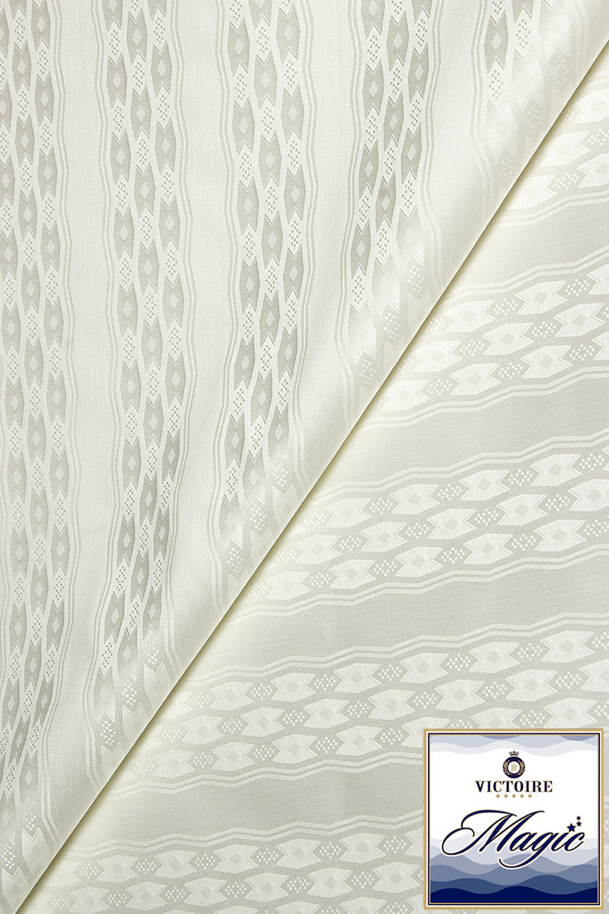 Victoire Magic Brocade in Cream - VMB1012