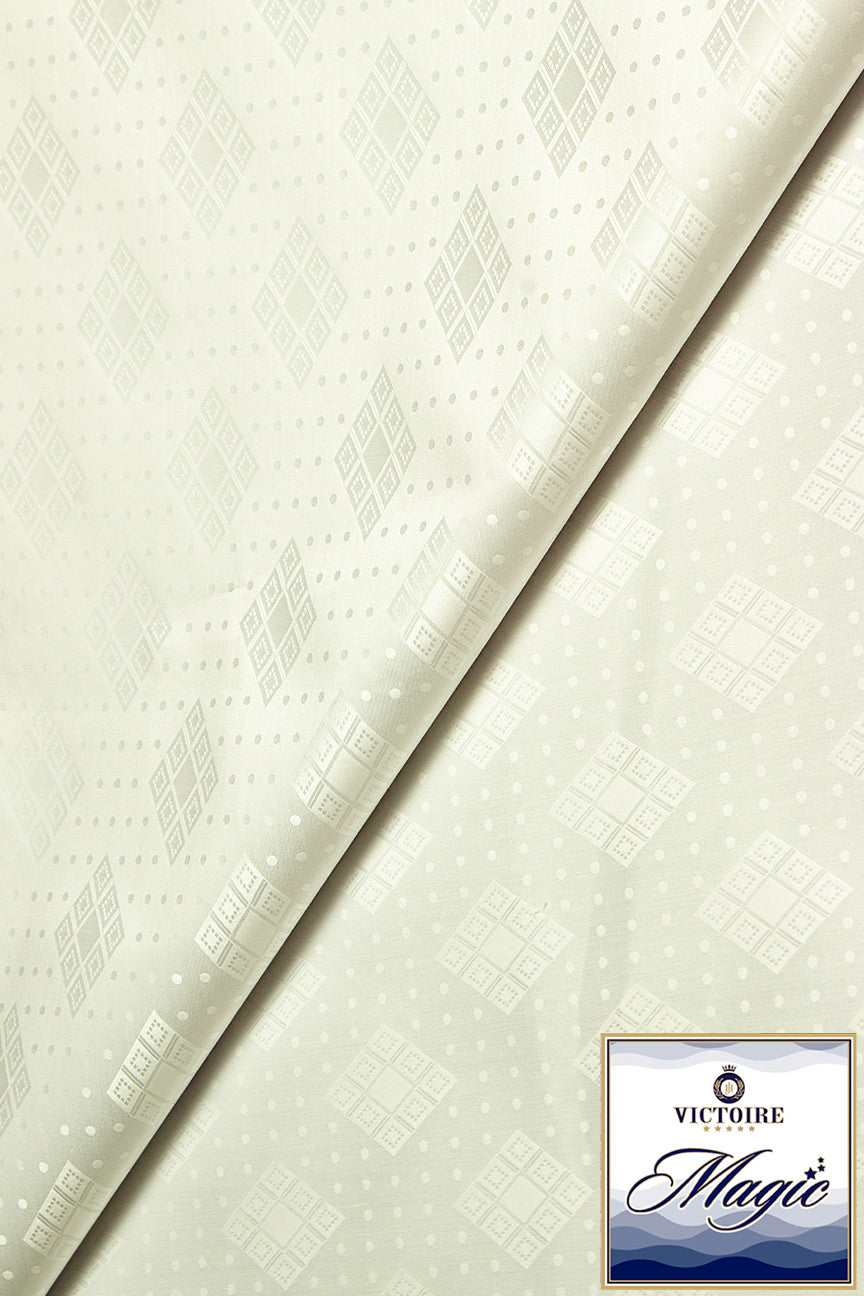 Victoire Magic Brocade in Cream - VMB1021