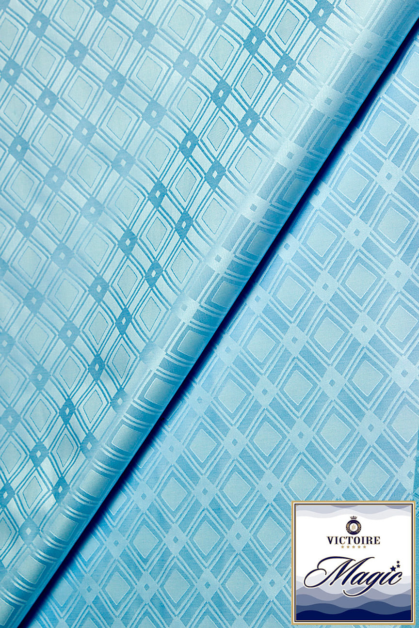 Victoire Magic Brocade in Ice Blue - VMB1028