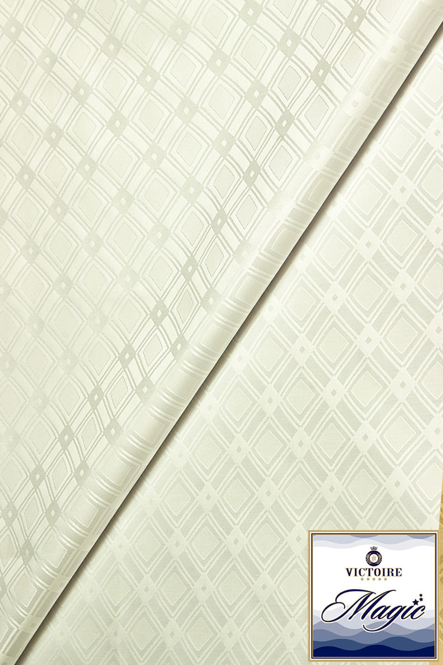 Victoire Magic Brocade in Cream - VMB1031