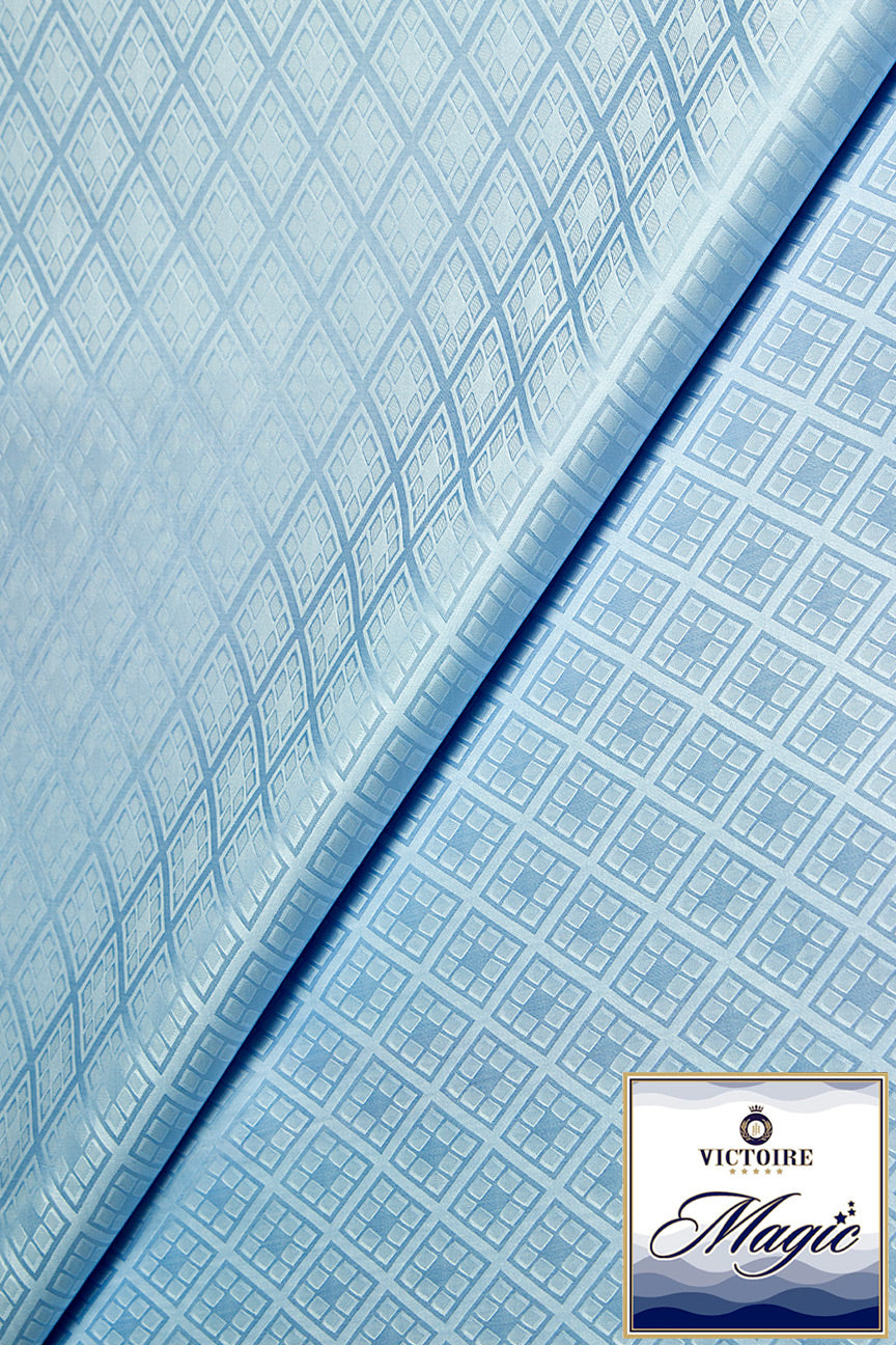 Victoire Magic Brocade in Sky Blue - VMB1032