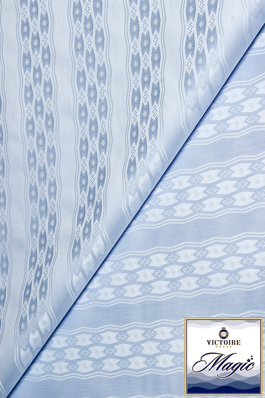 Victoire Magic Brocade in Sky Blue - VMB1007