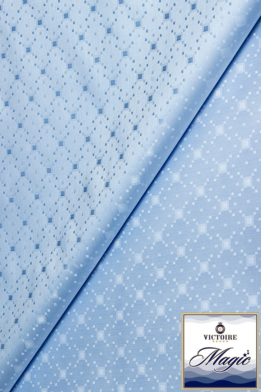 Victoire Magic Brocade in Sky Blue - VMB1009