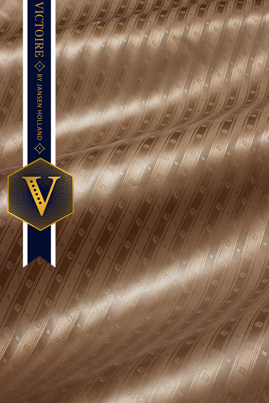 Victoire Magic Brocade in Stone Brown - VMB1043