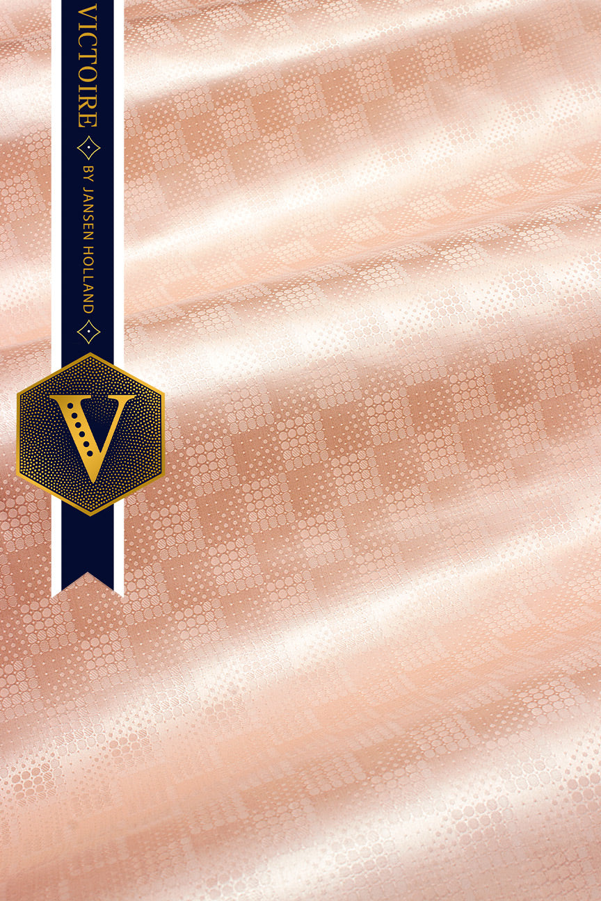Victoire Magic Brocade in Light Peach - VMB1044