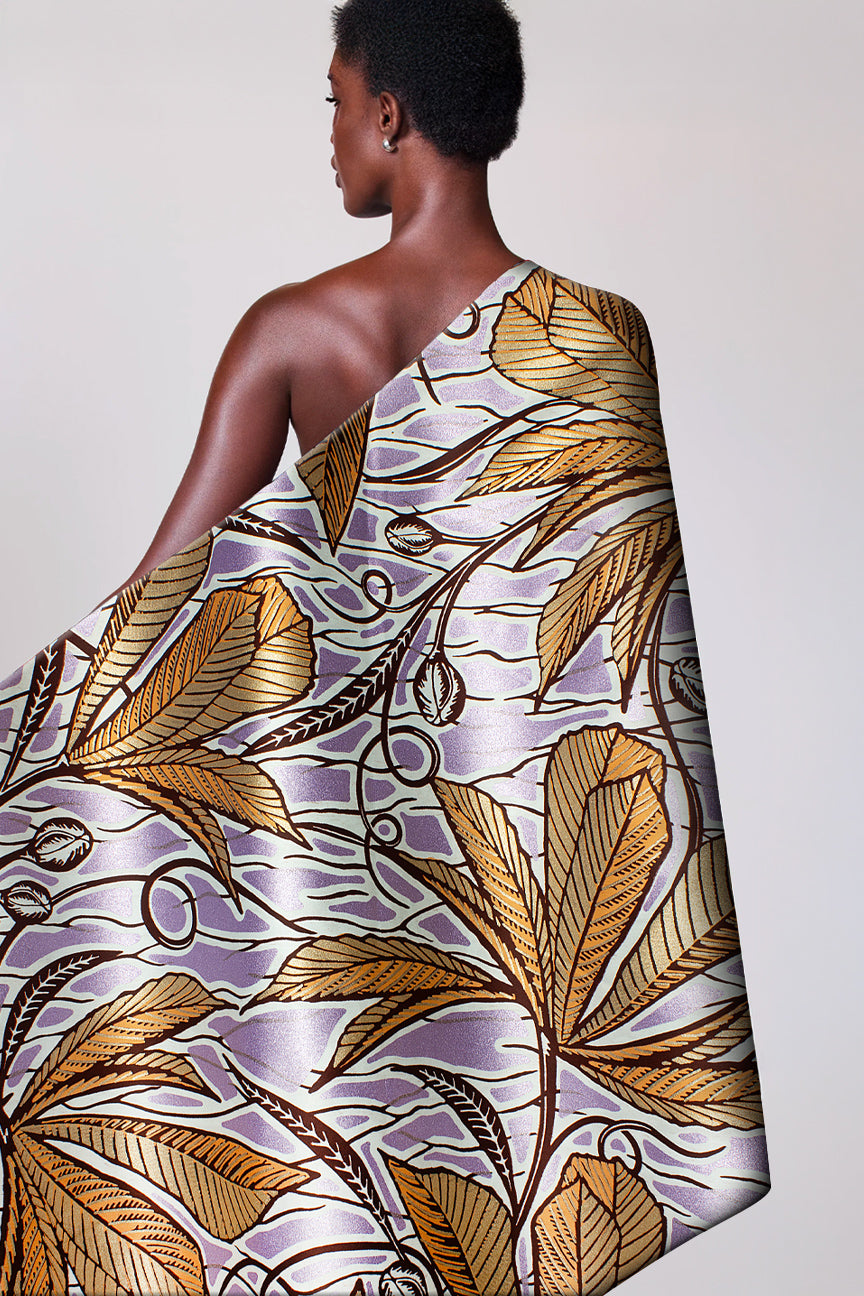 Vlisco Glitter Glam Embellished Wax Print - VGGE3061