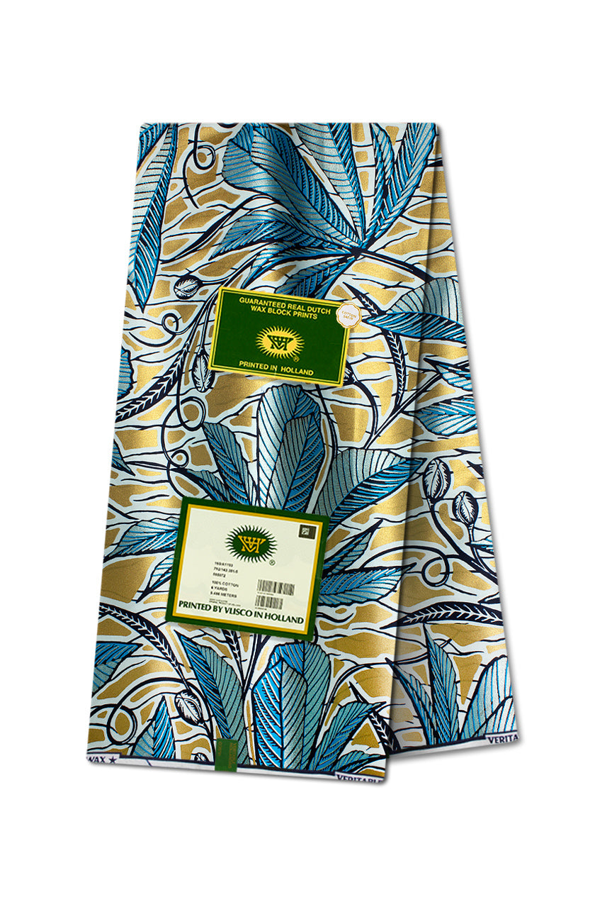 Vlisco Glitter Glam Embellished Wax Print - VGGE3062