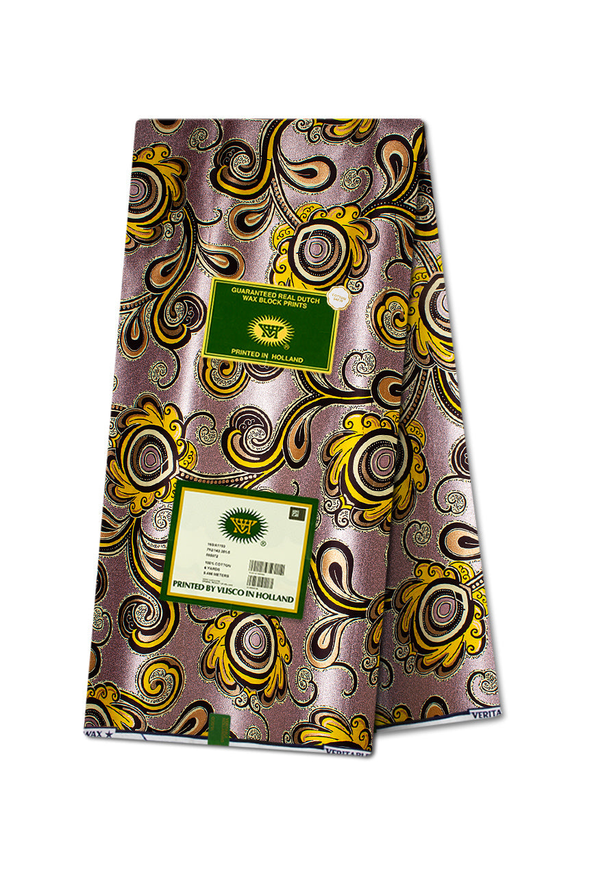 Vlisco Glitter Glam Embellished Wax Print - VGGE3052