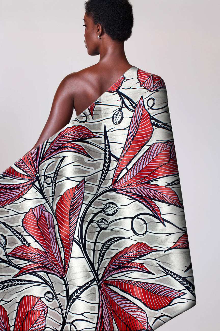 Vlisco Glitter Glam Embellished Wax Print - VGGE3063