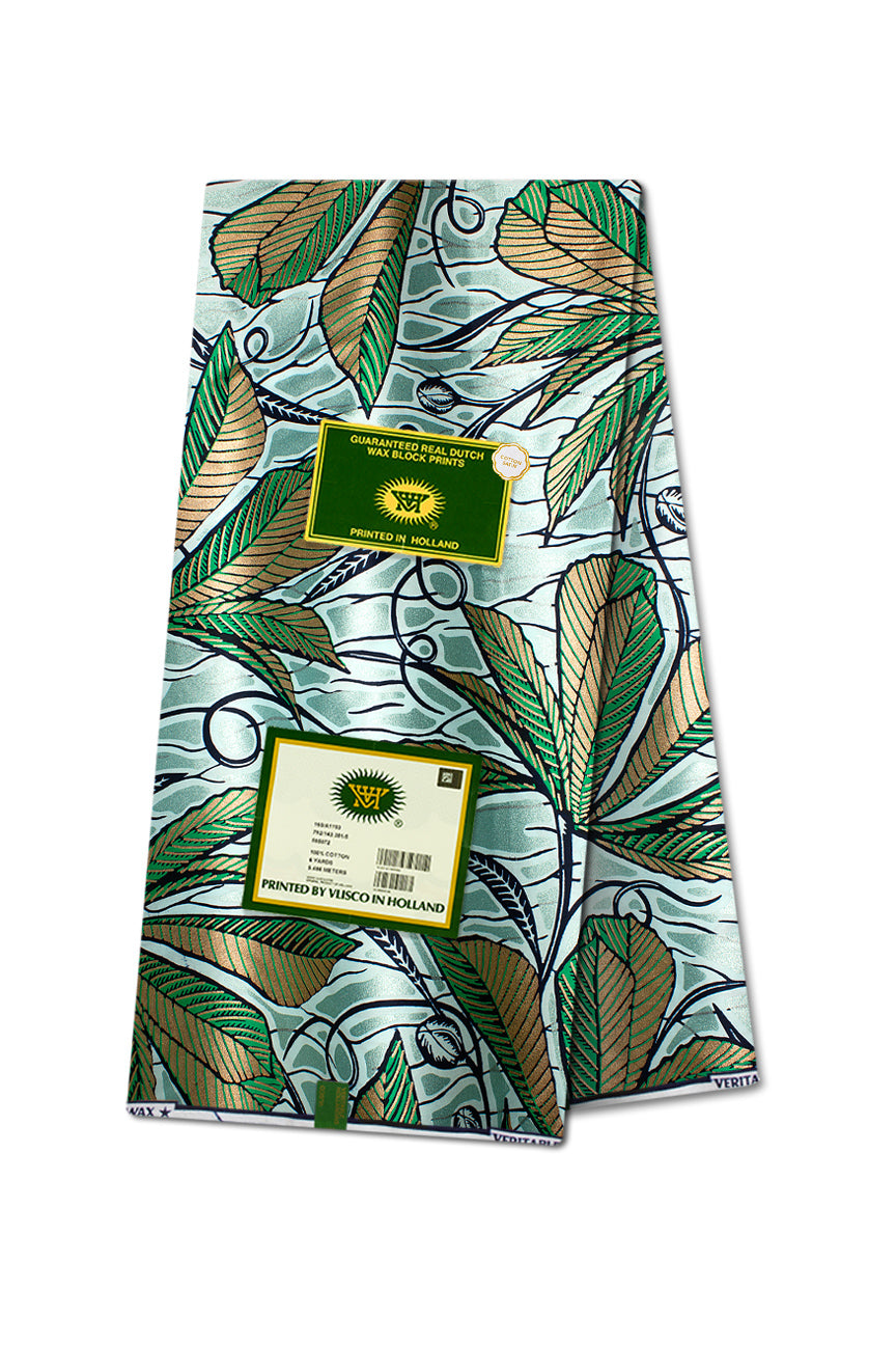 Vlisco Glitter Glam Embellished Wax Print - VGGE3064