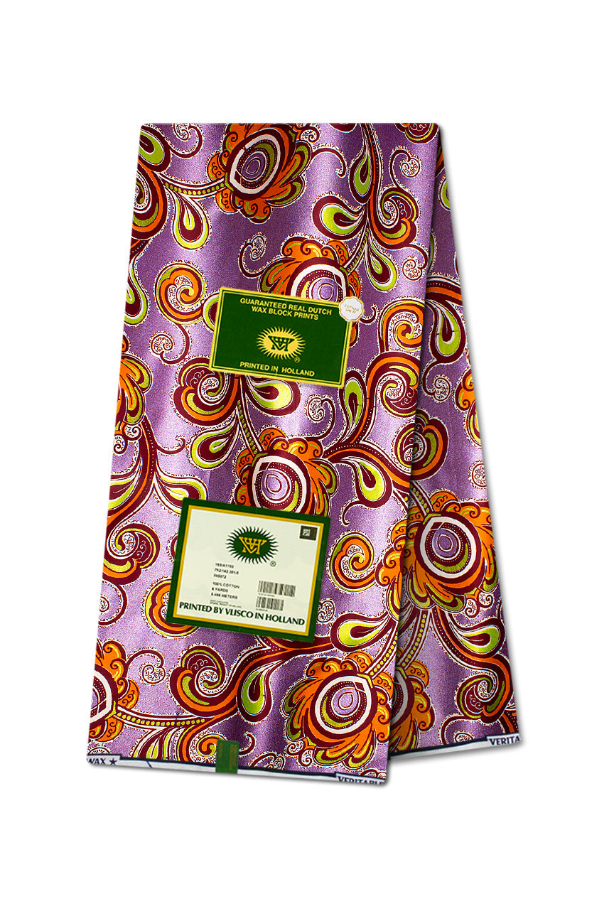 Vlisco Glitter Glam Embellished Wax Print - VGGE3054