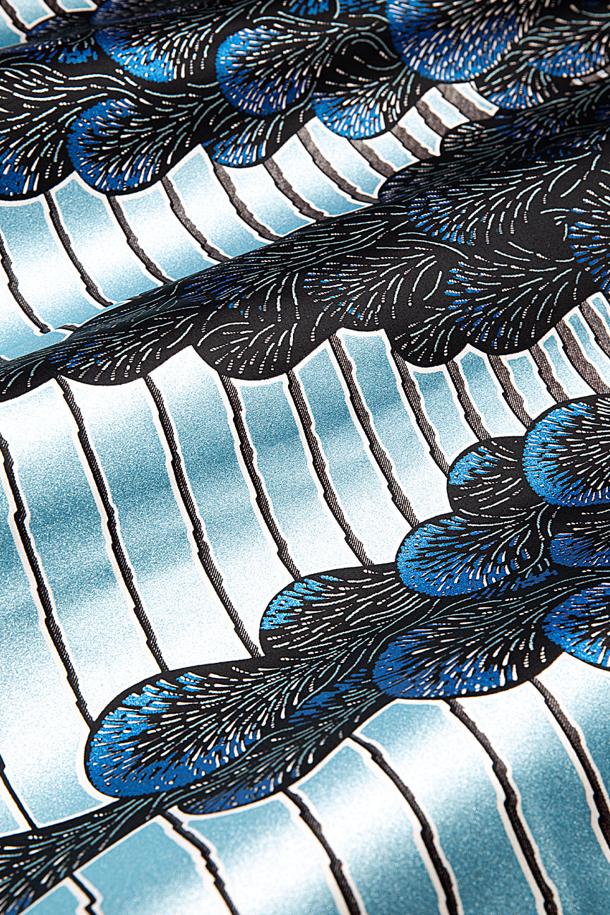 Vlisco Glitter Glam Embellished Wax Print - VGGE3074