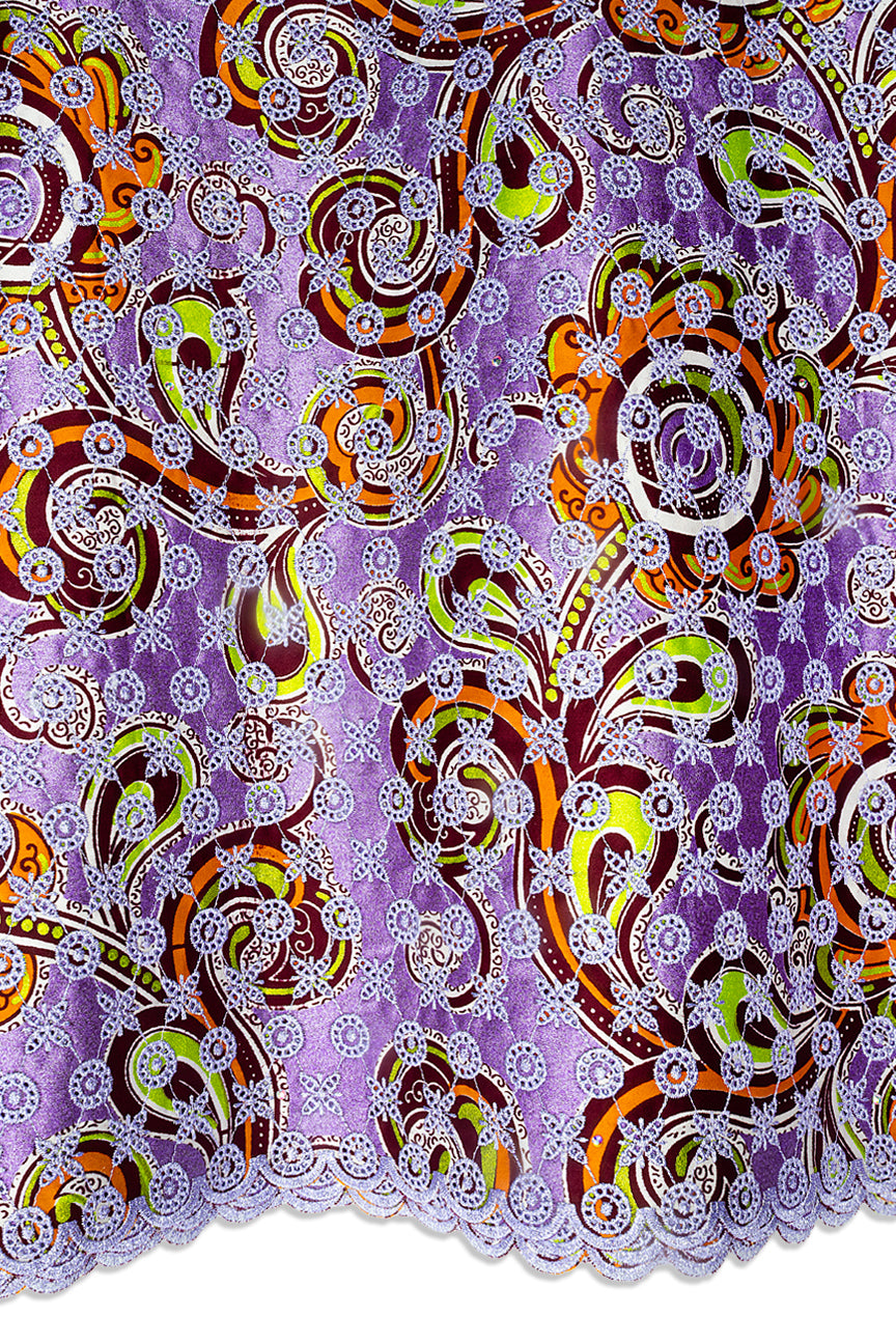 Vlisco Glitter Glam with Lace Embroidery - VHL5321