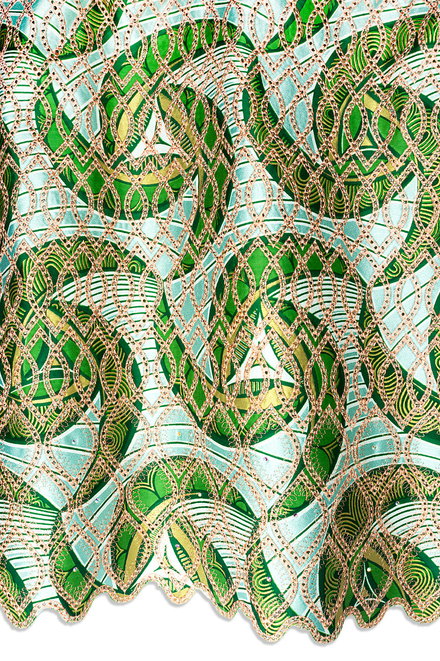 Vlisco Glitter Glam with Lace Embroidery - VHL5332