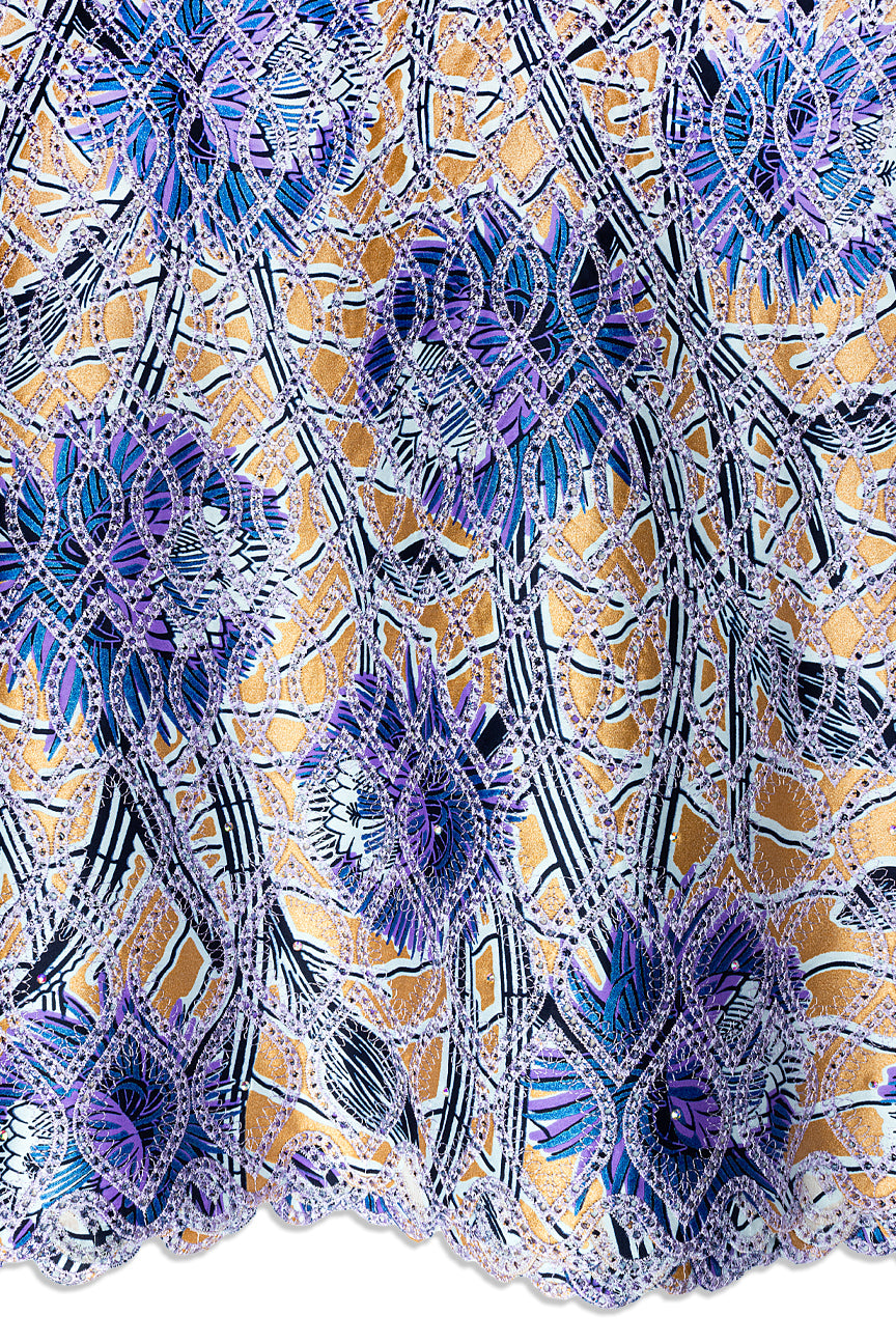 Vlisco Glitter Glam with Lace Embroidery - VHL5333
