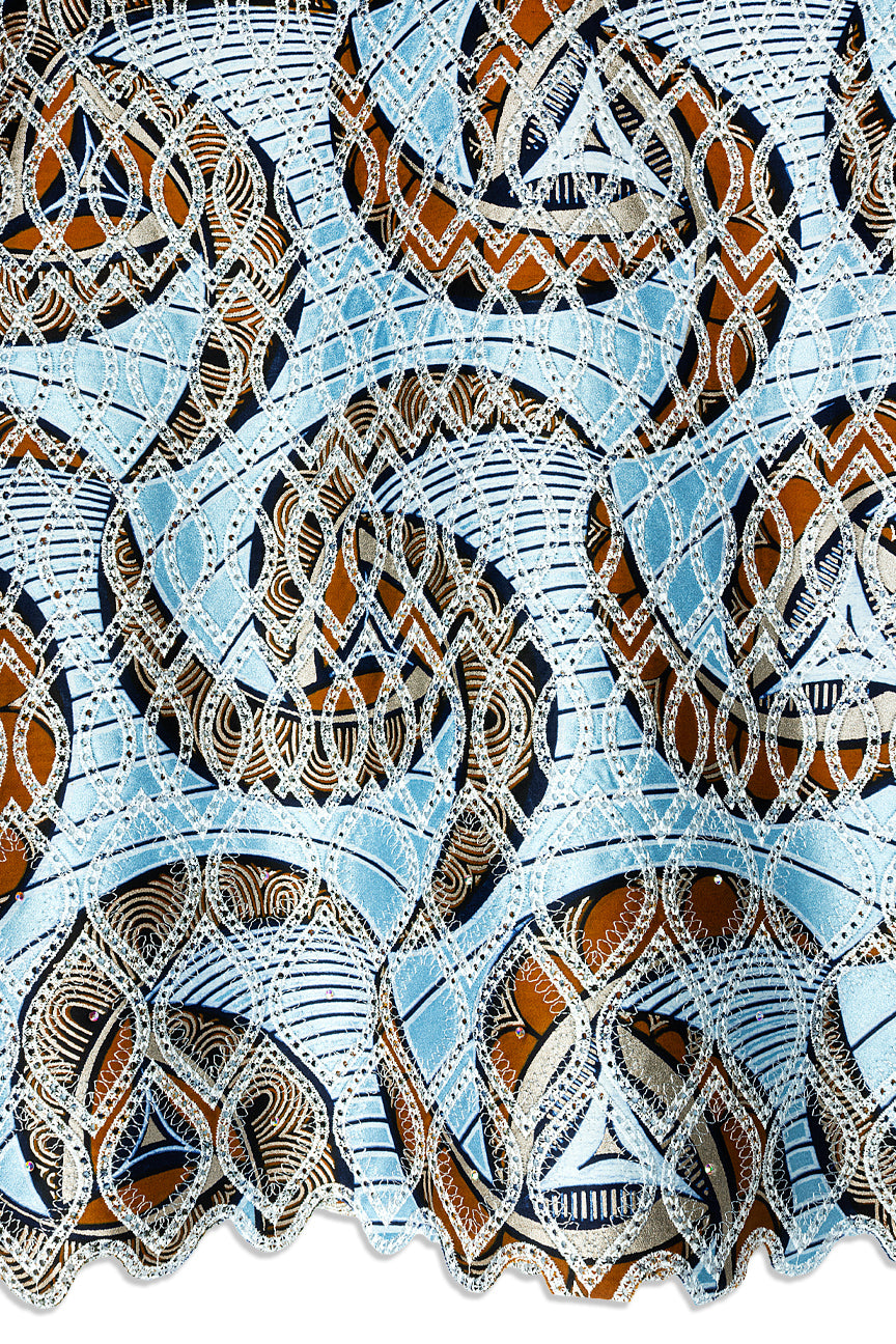 Vlisco Glitter Glam with Lace Embroidery - VHL5335