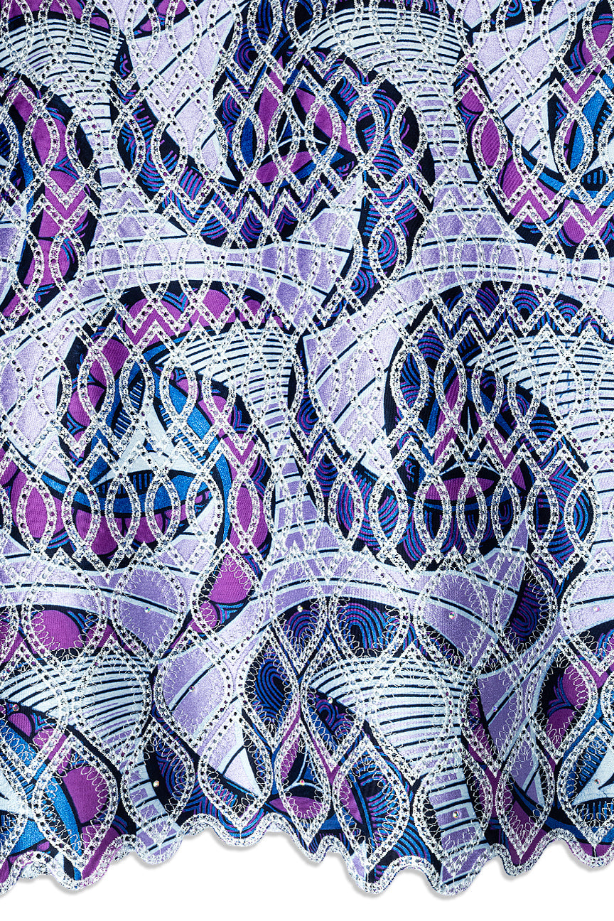 Vlisco Glitter Glam with Lace Embroidery - VHL5336