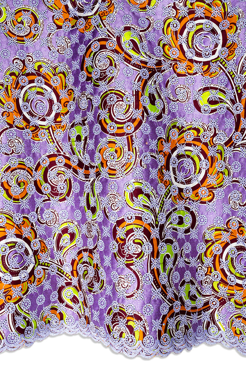 Vlisco Glitter Glam with Lace Embroidery - VHL5337