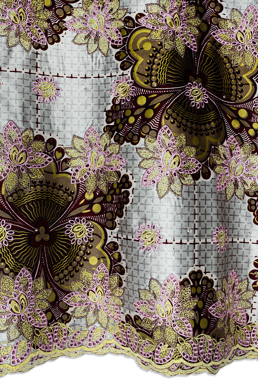 Vlisco Glitter Glam with Lace Embroidery - VHL5311