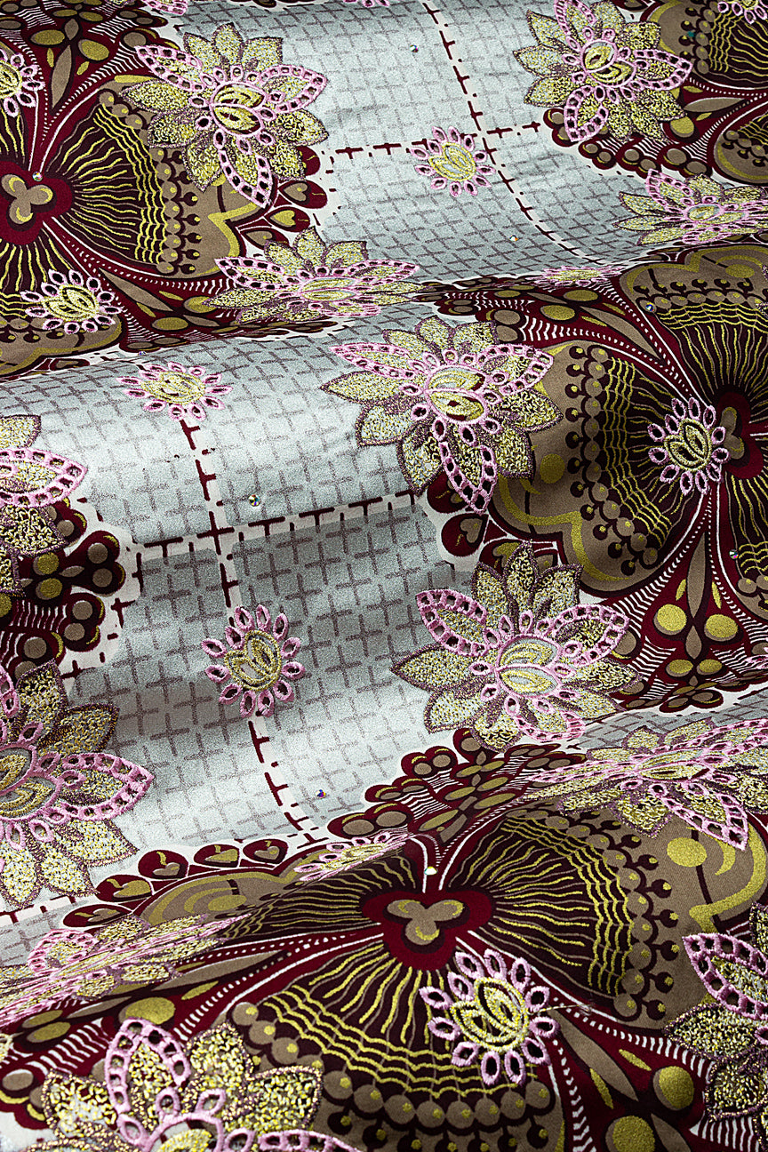 Vlisco Glitter Glam with Lace Embroidery - VHL5311