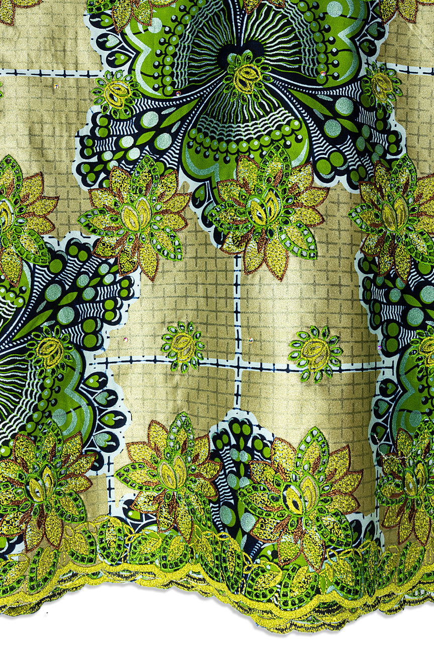 Vlisco Glitter Glam with Lace Embroidery - VHL5312