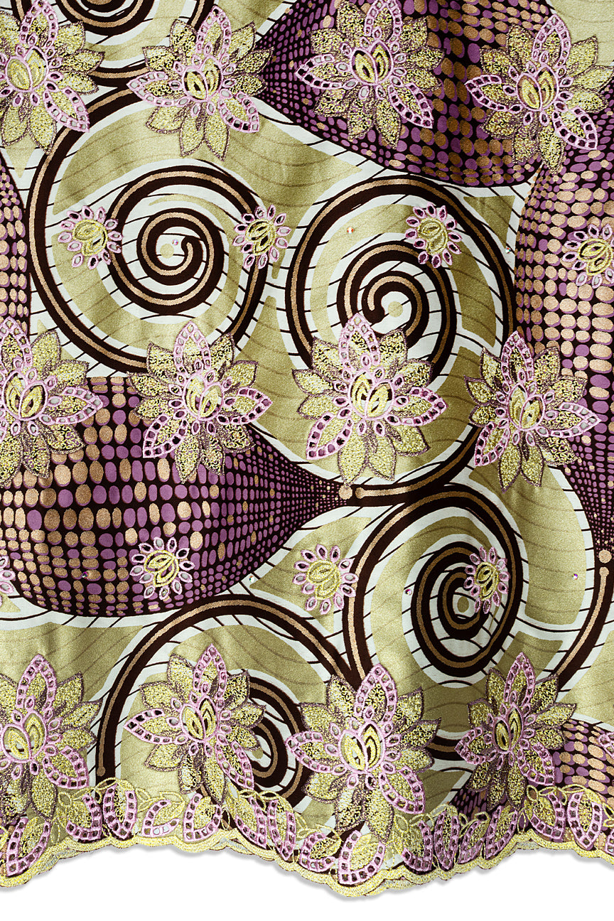 Vlisco Glitter Glam with Lace Embroidery - VHL5315