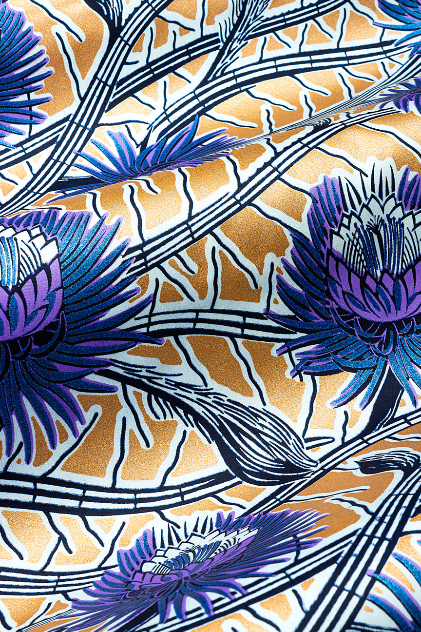 Vlisco Glitter Glam Embellished Wax Print - VGGE3090