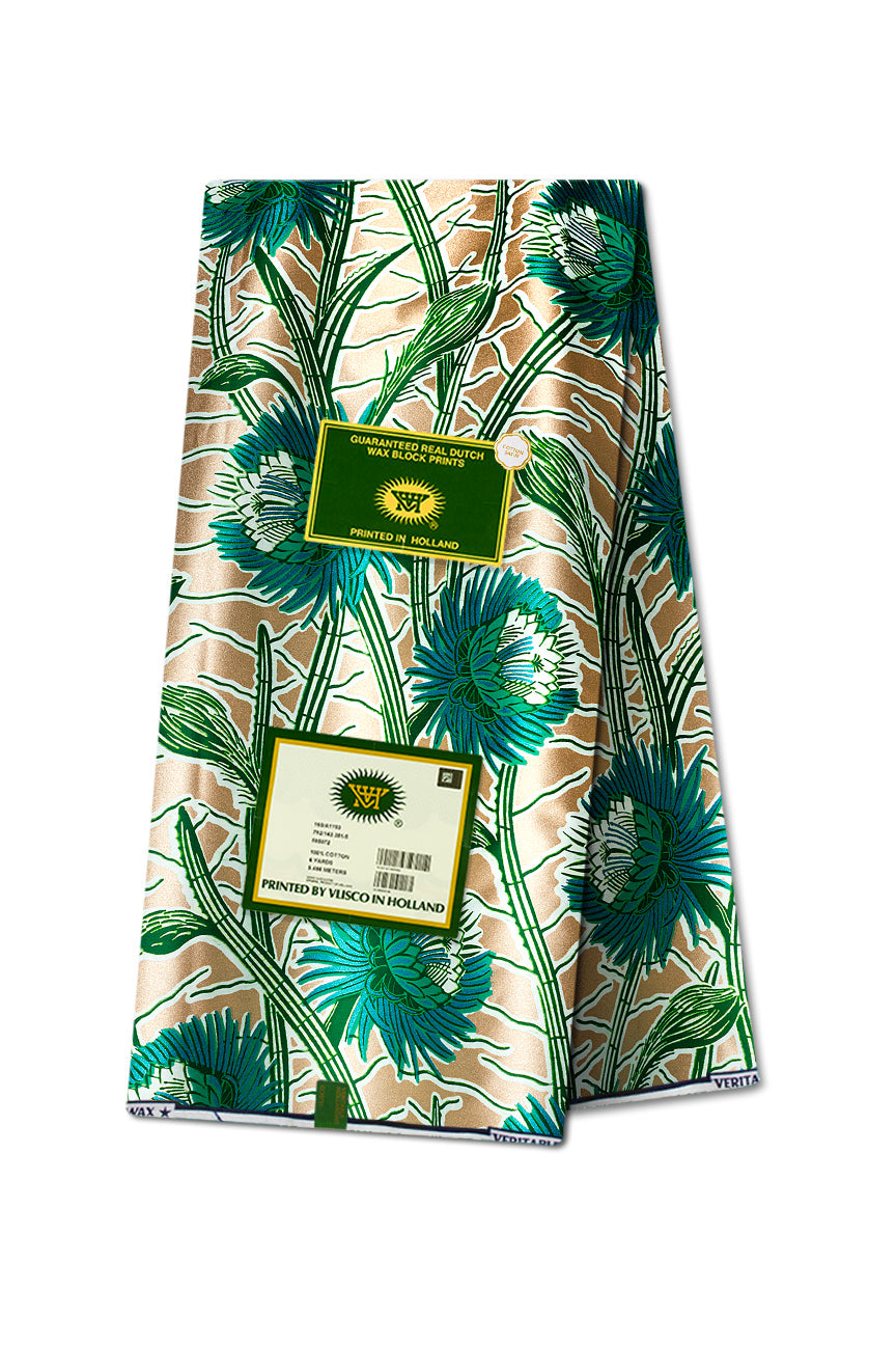 Vlisco Glitter Glam Embellished Wax Print - VGGE3091