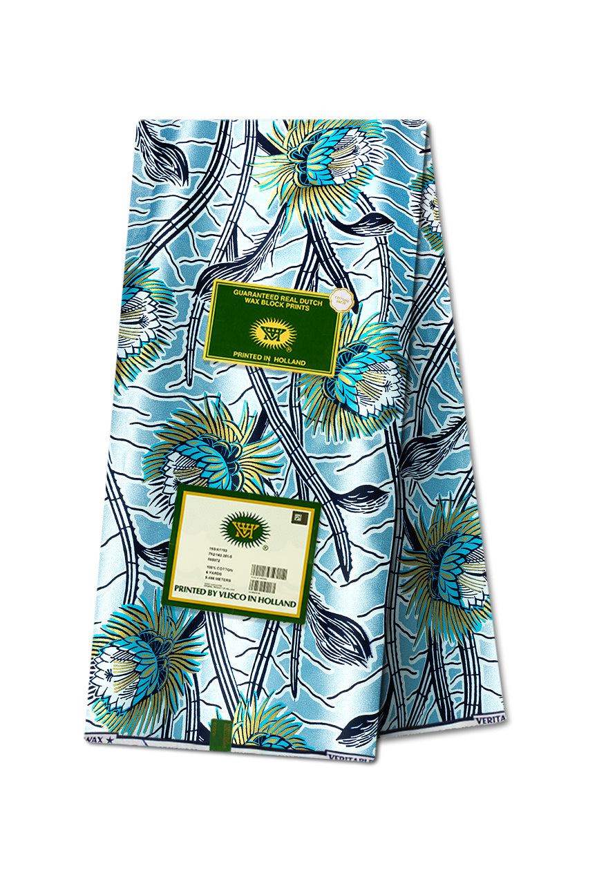 Vlisco Glitter Glam Embellished Wax Print - VGGE3092