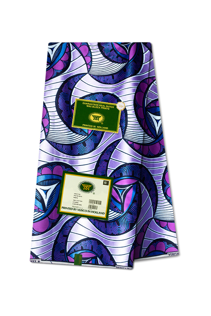 Vlisco Glitter Glam Embellished Wax Print - VGGE3094