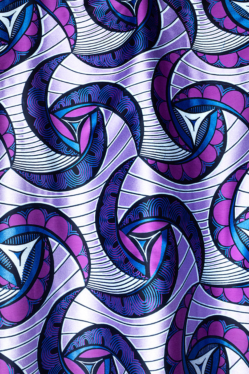 Vlisco Glitter Glam Embellished Wax Print - VGGE3094