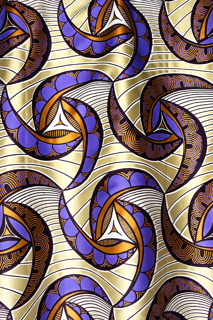 Vlisco Glitter Glam Embellished Wax Print - VGGE3095