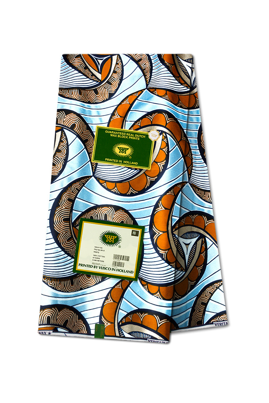Vlisco Glitter Glam Embellished Wax Print - VGGE3096