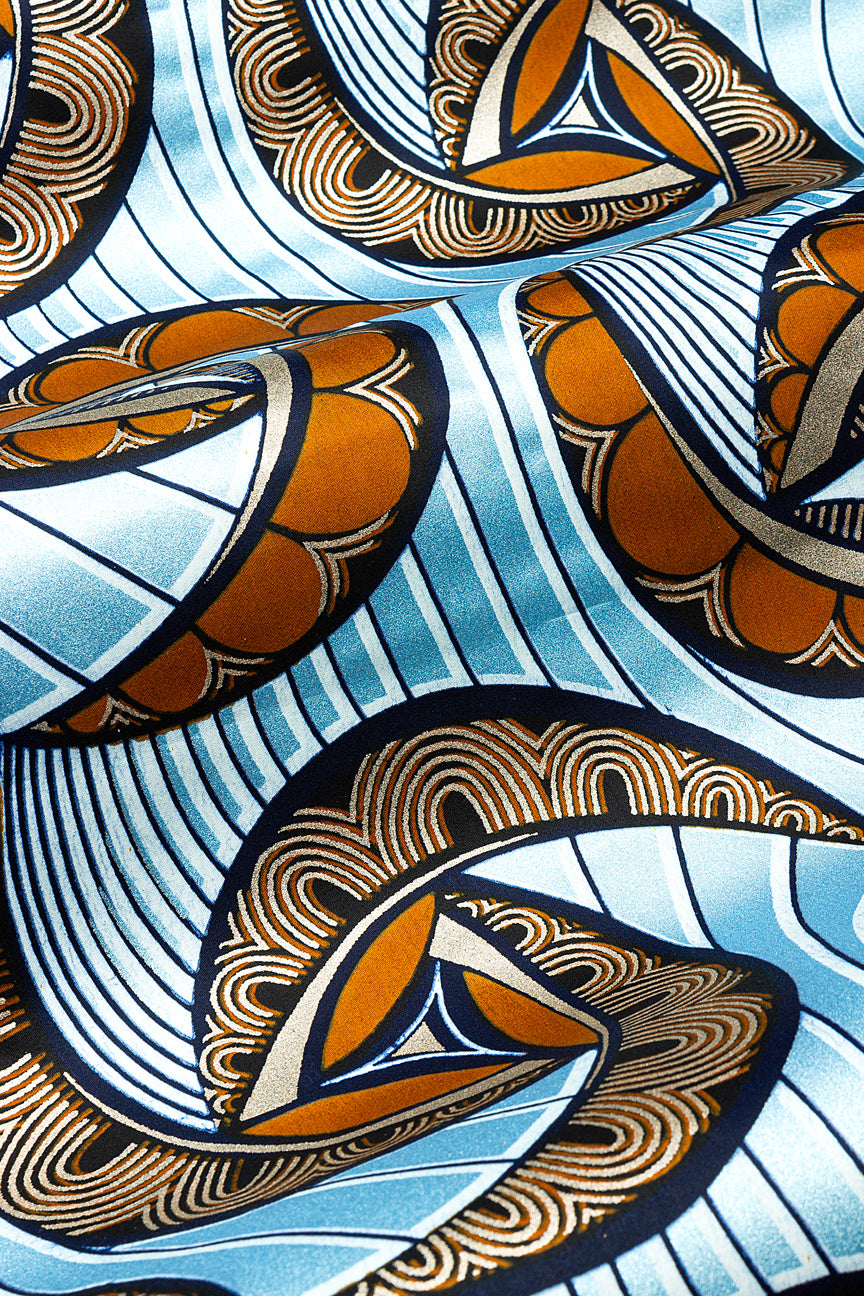 Vlisco Glitter Glam Embellished Wax Print - VGGE3096