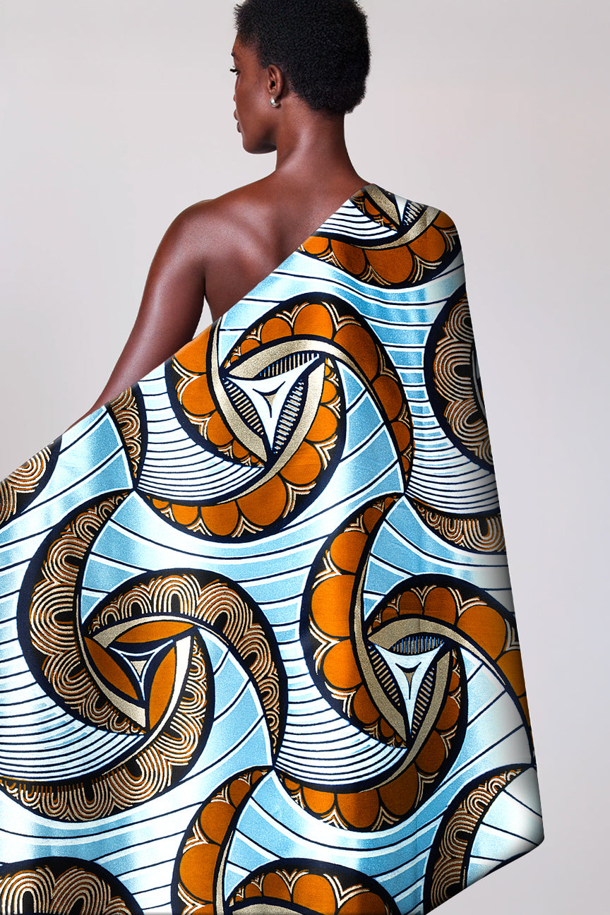 Vlisco Glitter Glam Embellished Wax Print - VGGE3096