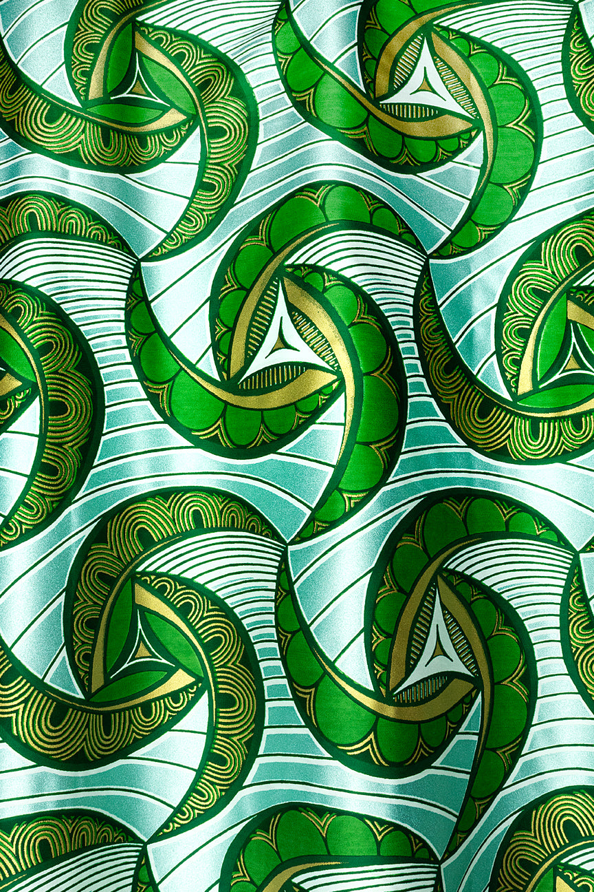 Vlisco Glitter Glam Embellished Wax Print - VGGE3097