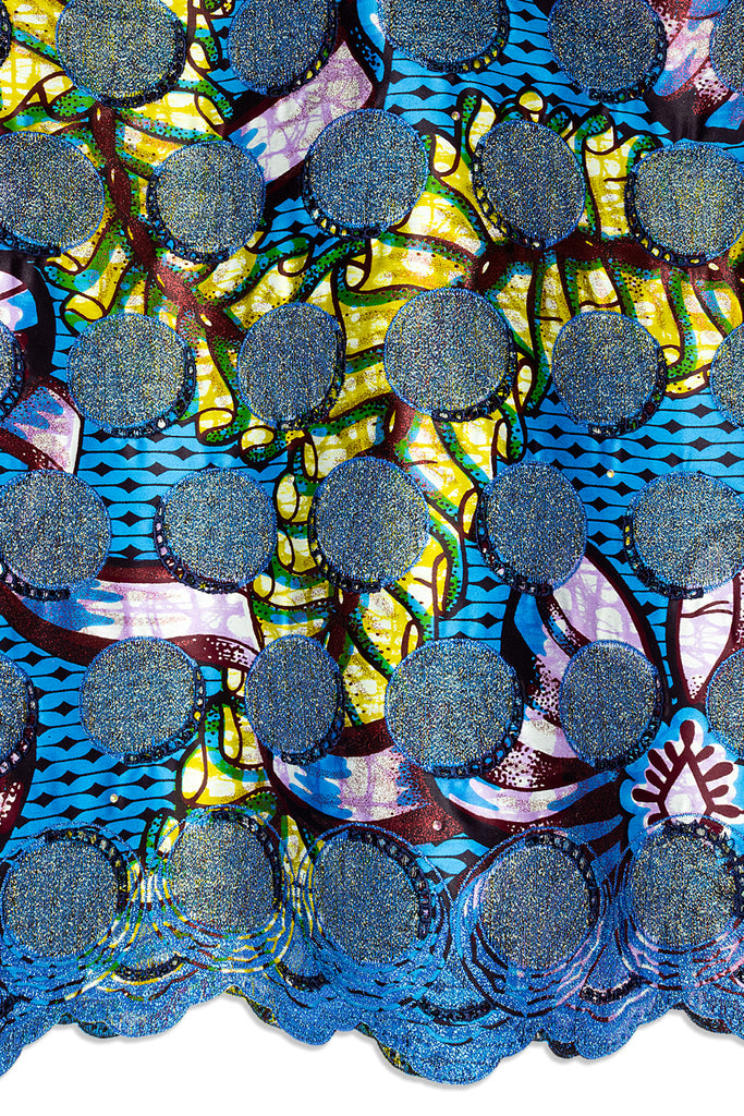 Vlisco Grand Super Exclusive Wax with Lace Embroidery - VHL5273