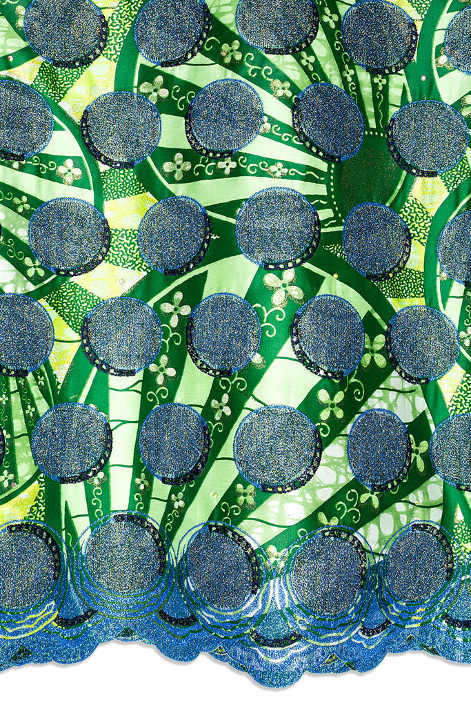 Vlisco Grand Super Exclusive Wax with Lace Embroidery - VHL5274